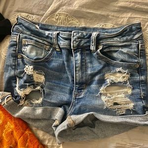 American eagle jean shorts